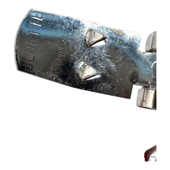 Bluette Vintage Rhinestone Shoe Clips Elegant Diamond Shape Bridal Accessory - Picture 4 of 6